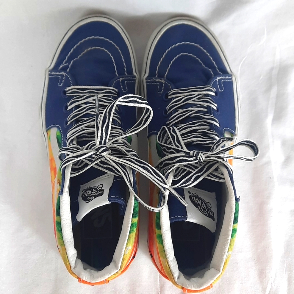 Vans Off The Wall Crayola Mens Shoes Size 4 Womens Size 5.5 Hightop Sk8 Sneakers - Picture 7 of 11